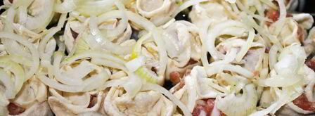 манты на сковороде. Шаг 14