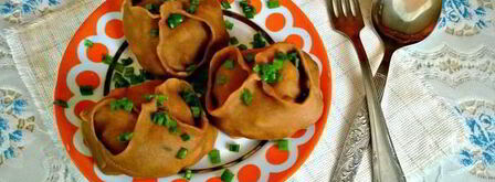 манты постные. Шаг 5