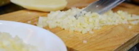 манты с фаршем и картошкой. Шаг 3