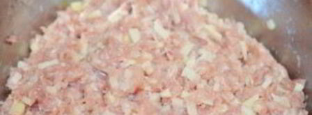 манты с фаршем и картошкой. Шаг 4