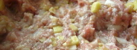 манты с мясом и картофелем. Шаг 6