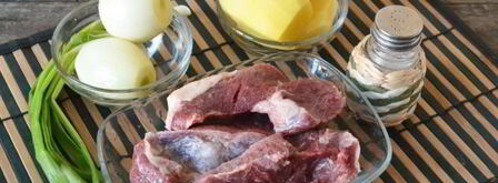 манты с мясом и картошкой. Шаг 11