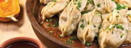 манты с тыквой и куриным фаршем. Шаг 6