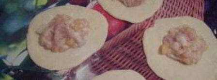 манты с тыквой и курицей. Шаг 3