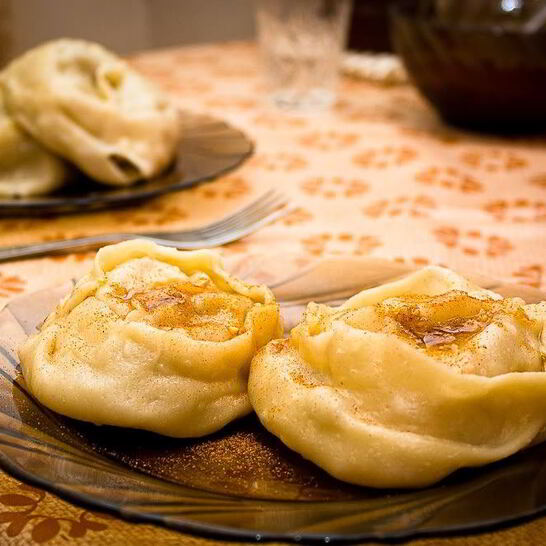 Рецепт мантов с тыквой и мясом по-узбекски