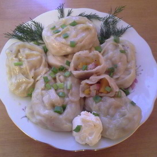 Рецепт мантов с тыквой