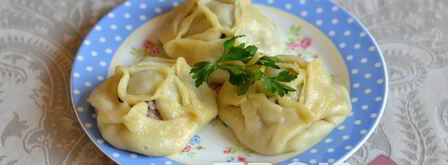 манты в мультиварке. Шаг 12