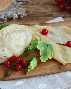 Манты в виде рыбок