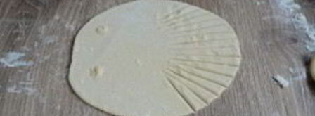 манты в виде рыбок. Шаг 7