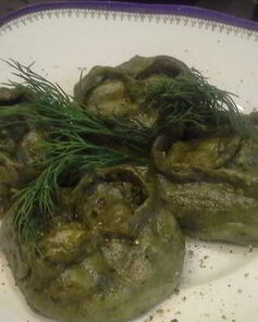 Манты зеленые