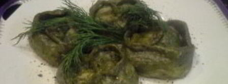 манты зеленые. Шаг 10