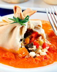 Овощные манты