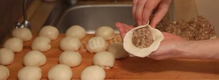 пян-се манты по-корейски. Шаг 15