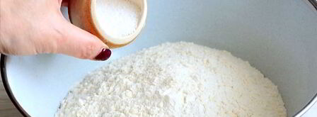 тесто на манты без яиц. Шаг 4