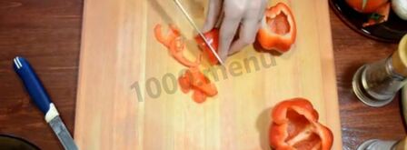 картошка по-французски с фаршем помидорами грибами. Шаг 9