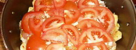 картошка по-французски с курицей. Шаг 7