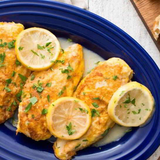 Рецепт куриной грудки под лимонным соусом по-французски
