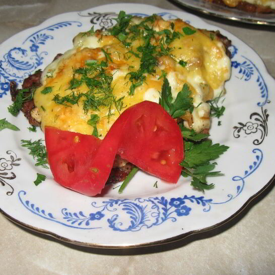 Рецепт мяса по-французски без картошки