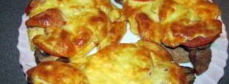 мясо по-французски на сковороде с грибами. Шаг 5