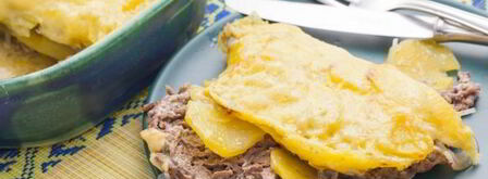 мясо по-французски с фаршем. Шаг 17