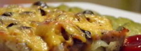 мясо по-французски с грибами и сыром. Шаг 9