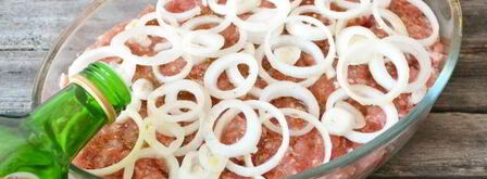 мясо по-французски с картофелем и фаршем. Шаг 12