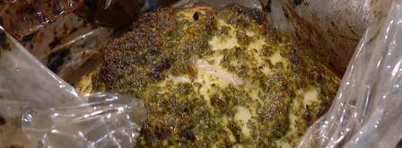 грудка индейки в зеленом маринаде. Шаг 8