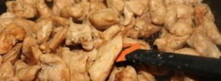 куриная грудка с шампиньонами в сливках. Шаг 10