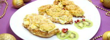 куриное филе с киви экзотика. Шаг 10