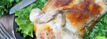 курица, фаршированная блинами. Шаг 13