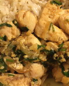 Курица с кунжутом по-азиатски