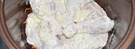 курица со сметаной в мультиварке. Шаг 3