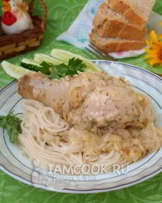 Курица в сметанном соусе