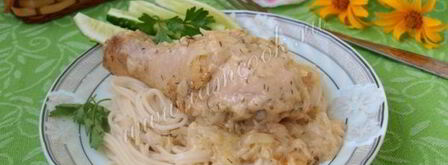 курица в сметанном соусе. Шаг 9