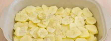 мясо с картофелем под майонезом. Шаг 6