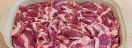 мясо с картофелем под майонезом. Шаг 8