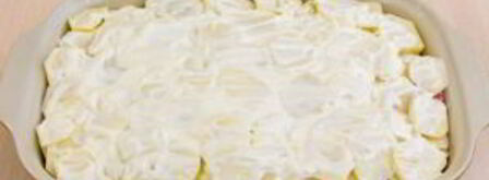 мясо с картофелем под майонезом. Шаг 10