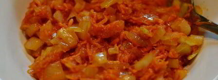 пекинская уточка карри, фаршированная рисом, сыром и грибами. Шаг 5