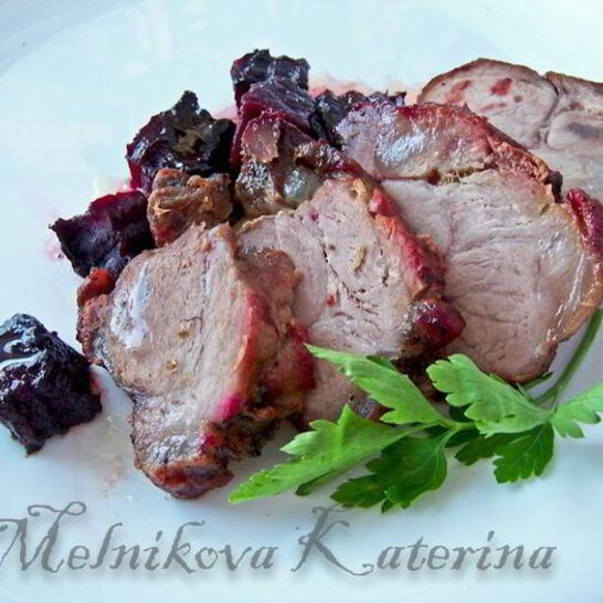 Рецепт ростбифа с острой свеклой
