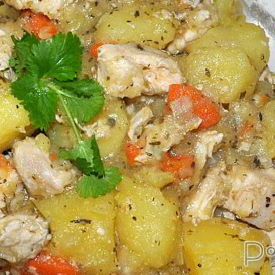 Рецепт тушеной курицы с прованскими травами и овощами