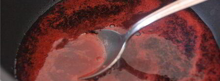 ньокки из творога с черничным соусом и сливками. Шаг 7