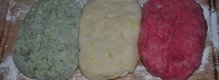 ньокки-триколоро. Шаг 3