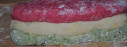 ньокки-триколоро. Шаг 4