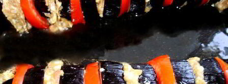 баклажаны-гармошка. Шаг 4