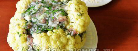 фаршированная цветная капуста. Шаг 9