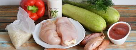 фаршированные кабачки в мультиварке. Шаг 4