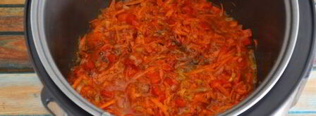 фаршированные кабачки в мультиварке. Шаг 12