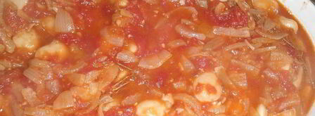 гигандес плаки — крупная белая фасоль в духовке. Шаг 4