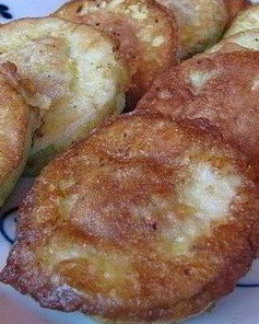 Кабачки с мясным фаршем в кляре