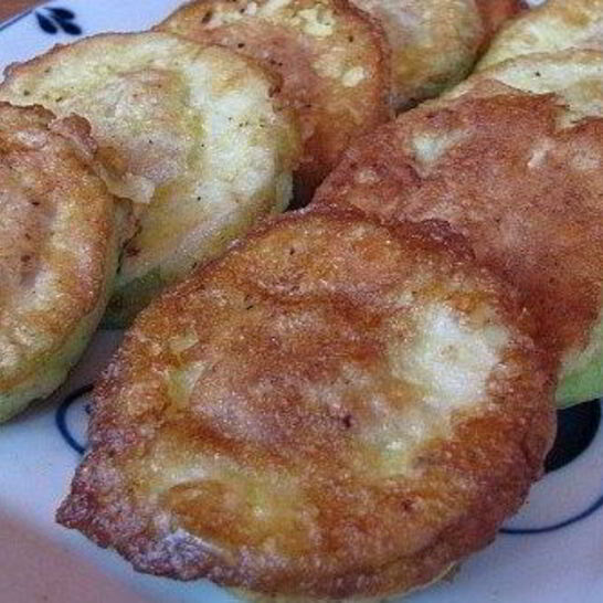 Рецепт кабачков с мясным фаршем в кляре